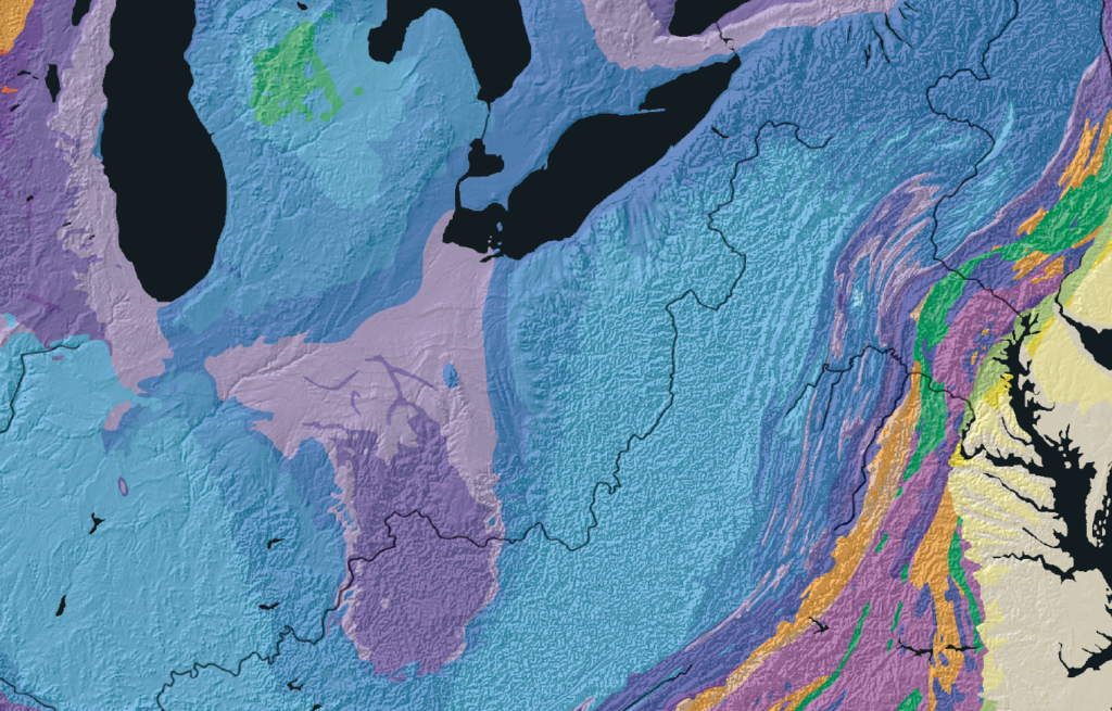 The North America Tapestry of Time and Terrain - Fossils of Parks Township